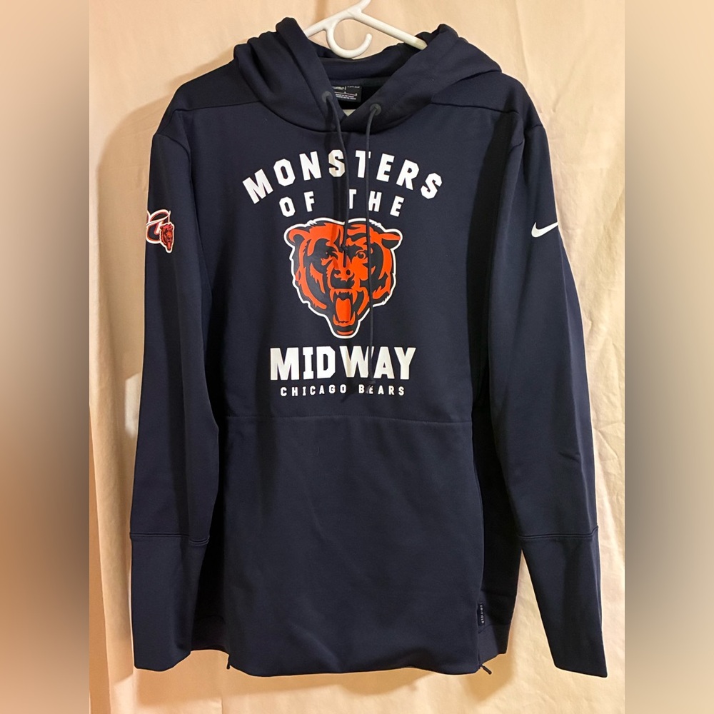 Chicago Bears Nike NFL On-Field Mens Hoodie Monsters Size L